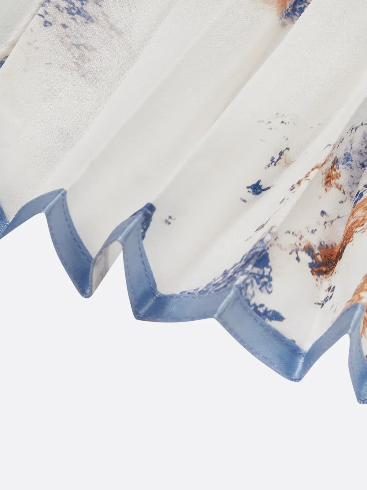 Halston - Elegant V-Neck Puff Sleeves Maxi Dress