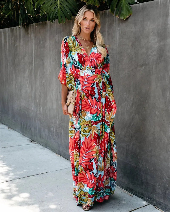Juniper - Boho Breeze Kimono Maxi Dress